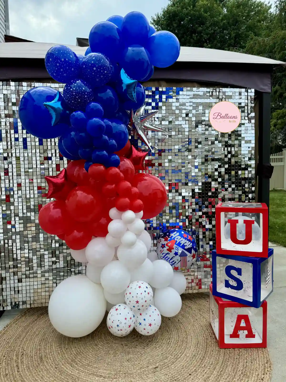 4th of July Day Balloon Decor NJ