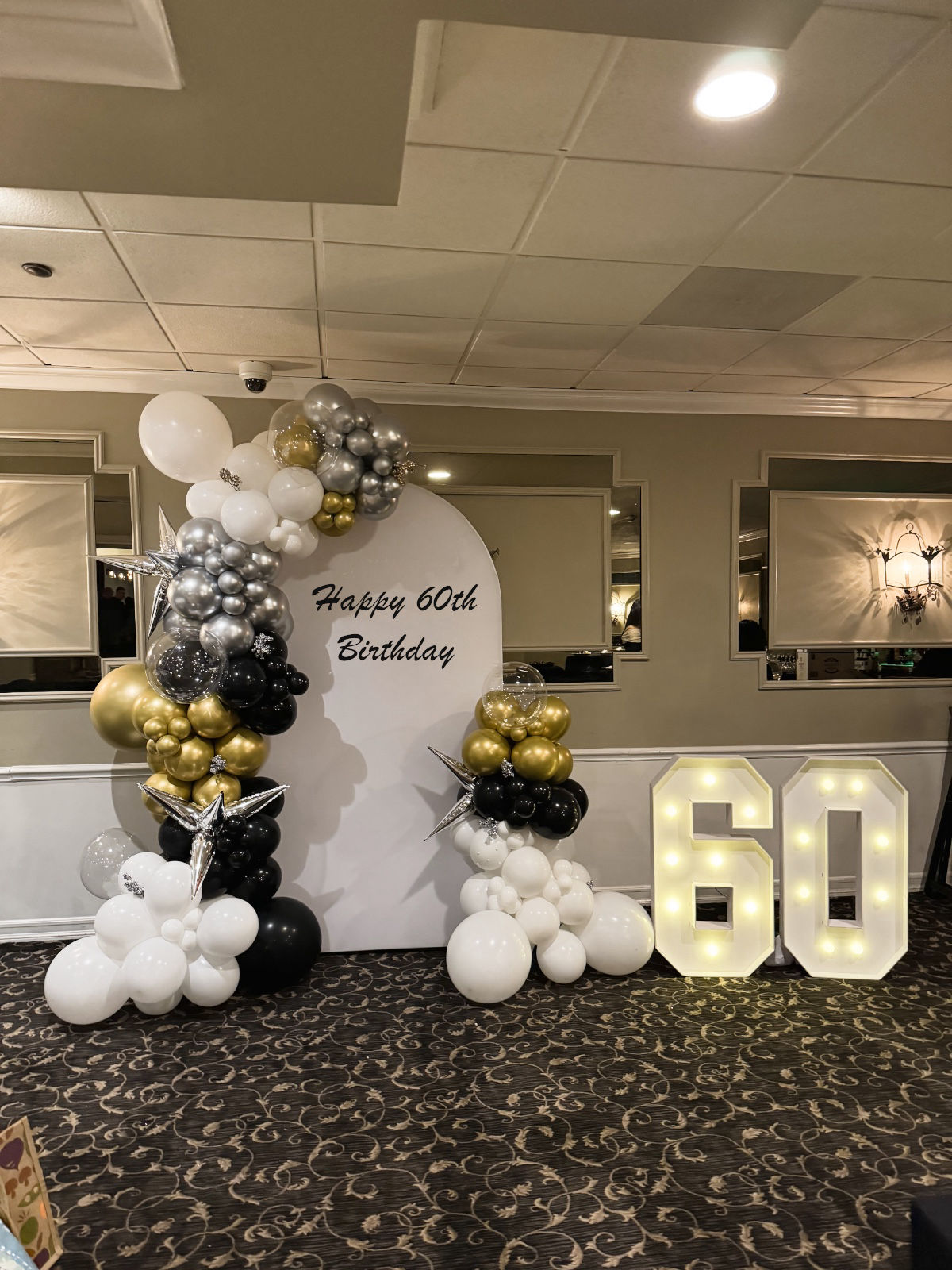 Balloon 60th birthday