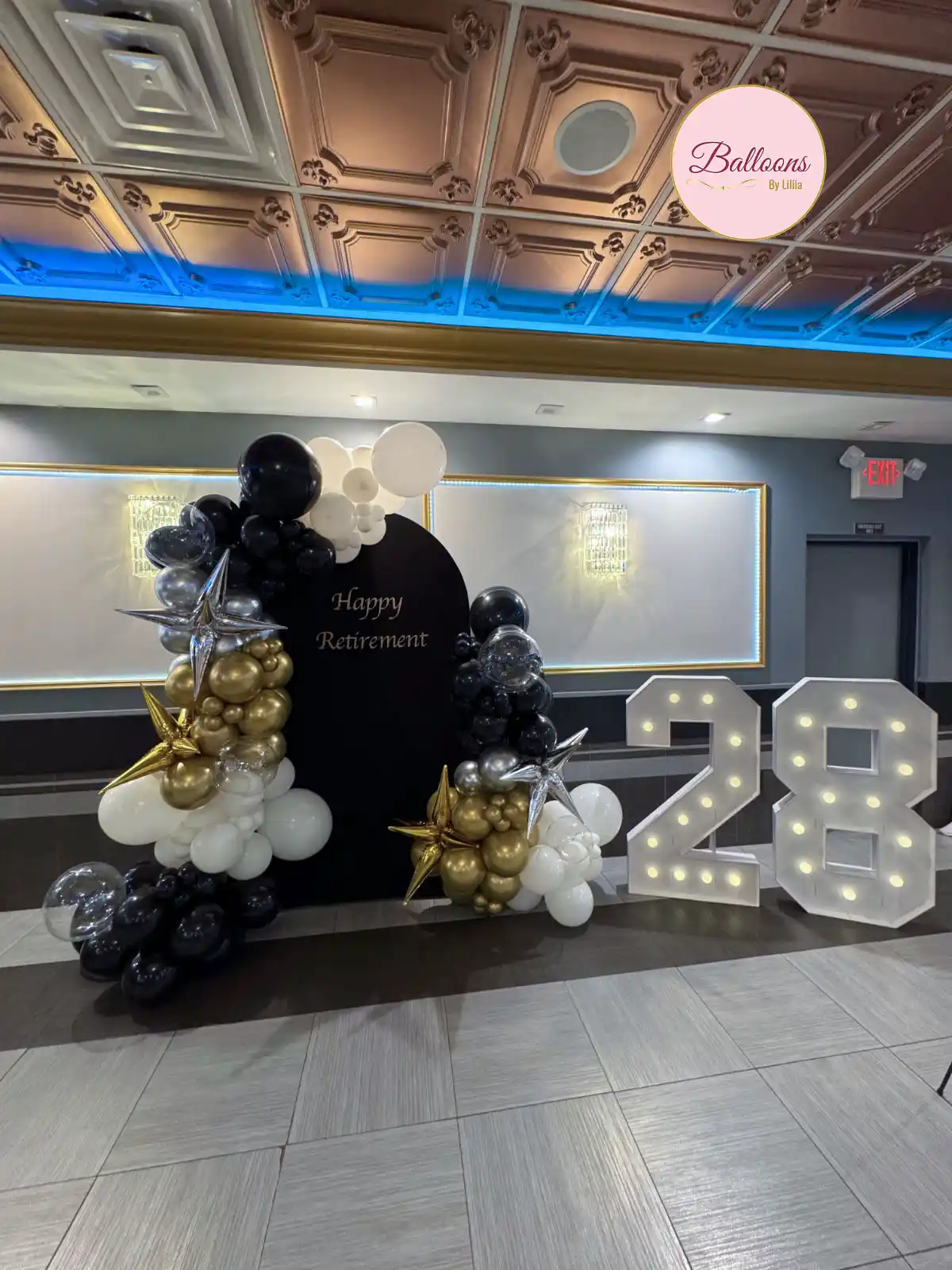 backyard birthday party balloon decorations NJ