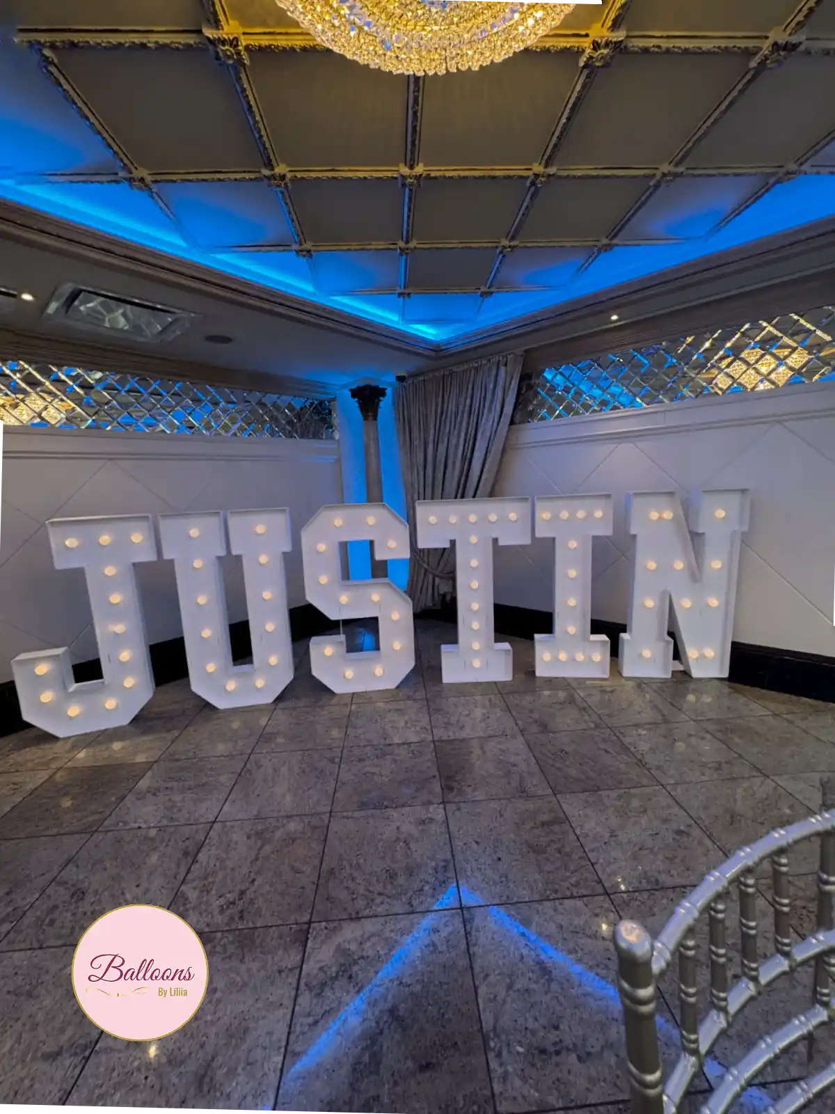 Justin Marquee Letters Delivery Decor