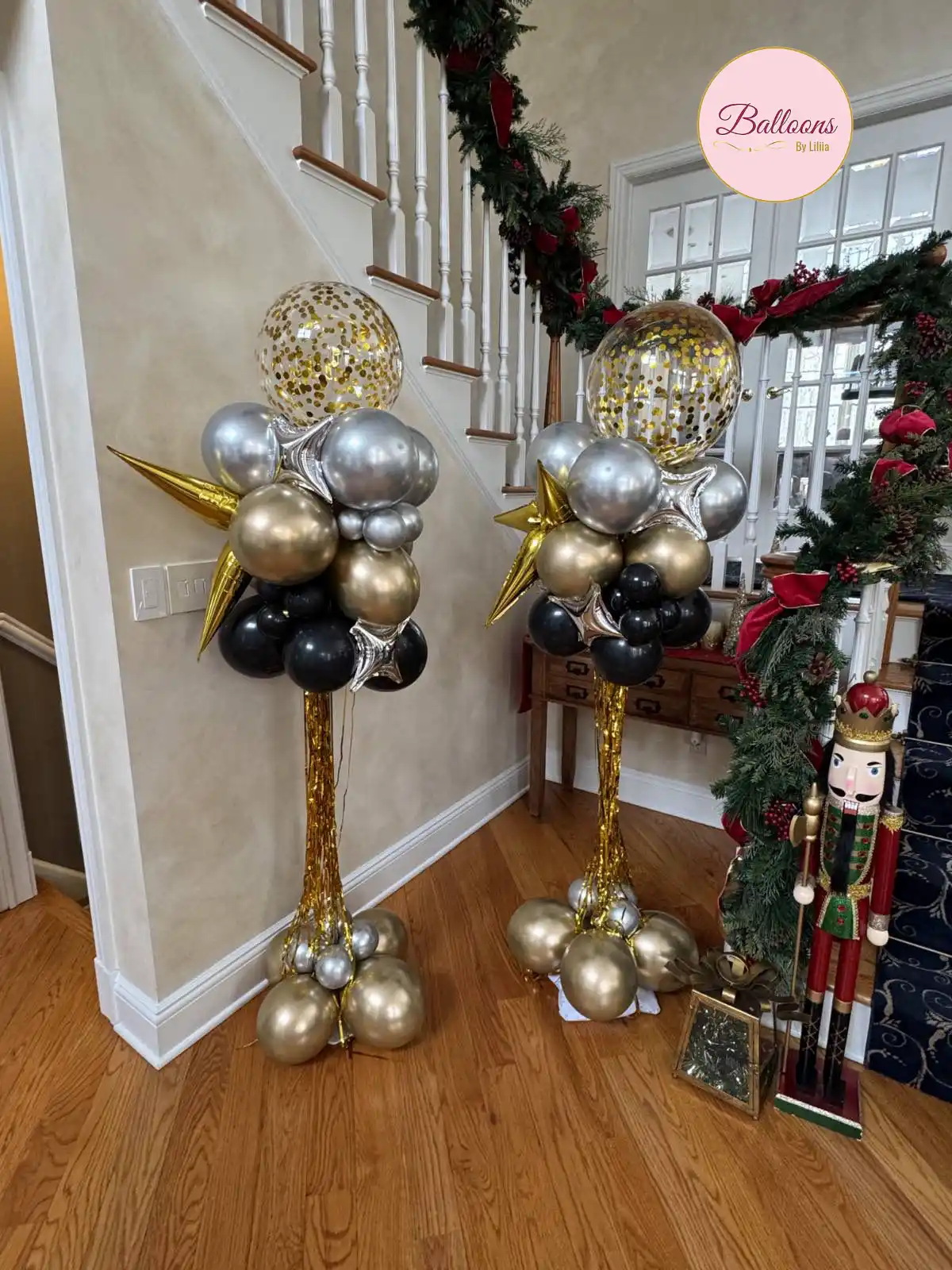 New Year's Balloon Columns in NJ and NYC