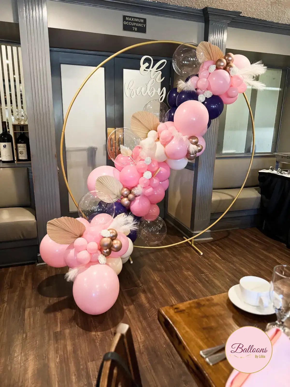 Oh Baby Balloon Garland Decor in NJ