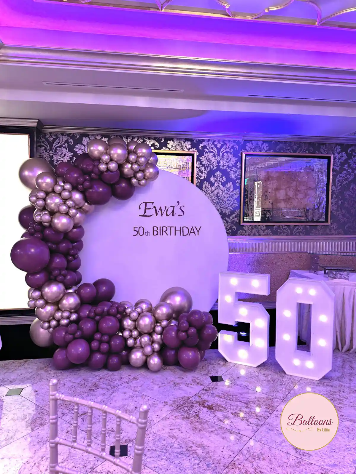 entrance balloon arch for grand opening celebration