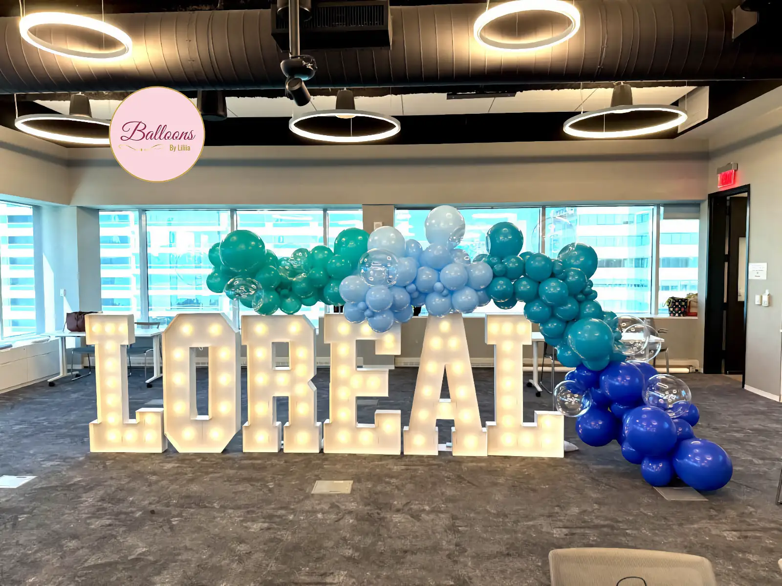Corporate Balloon Arch in NJ and NYC